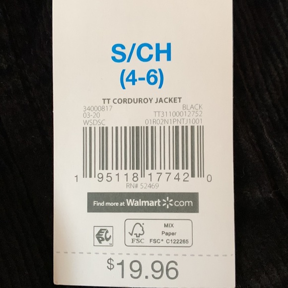 Black Corduroy jacket - Picture 8 of 9